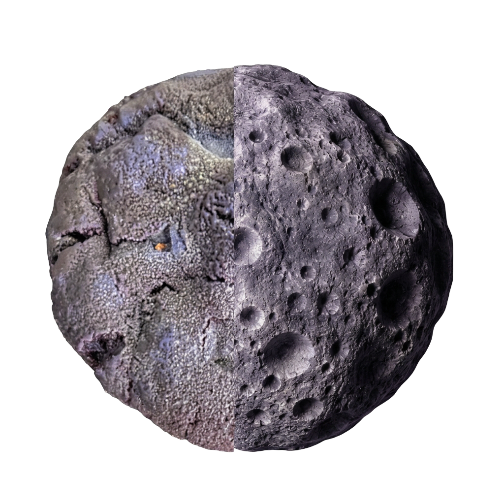 Elara Moon — half celestial body, half filled cookie