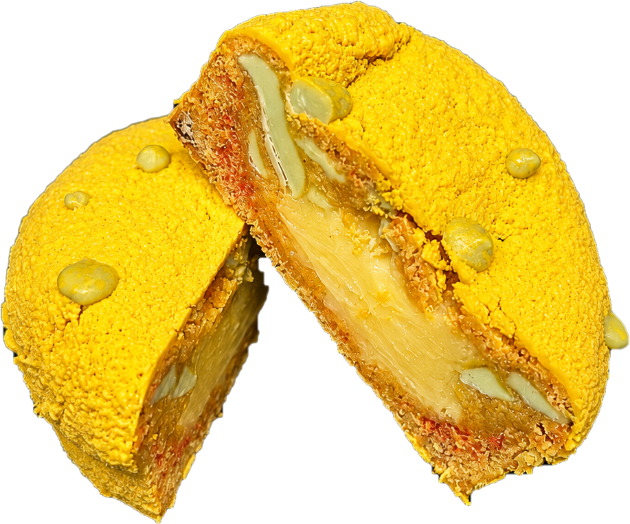 IO — cut-open cookie